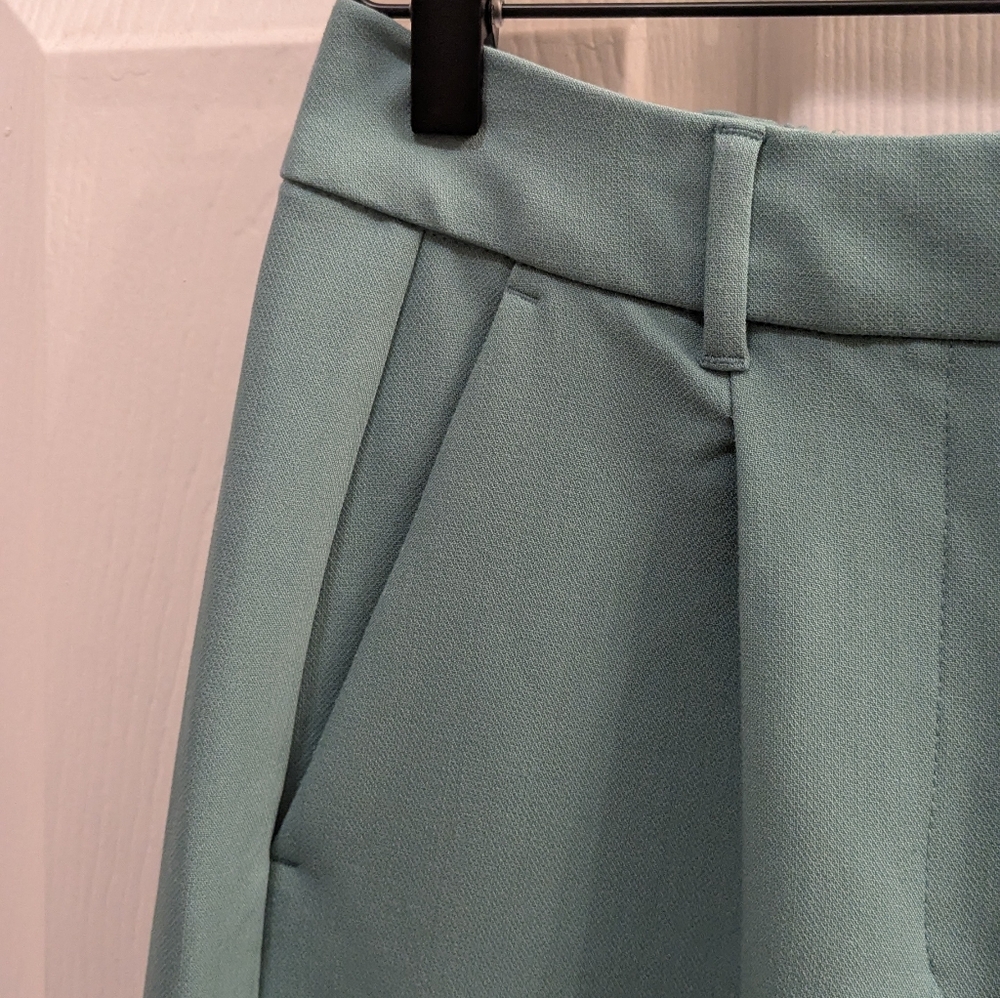 Old Navy Taylor Wide Leg Trouser Teal XS - Picture 4 of 7